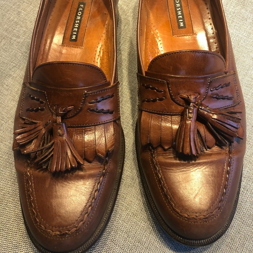 Florsheim Tassel Loafers 9.5D